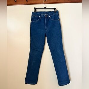 Wrangler Men’s Straight Jeans - Deep Indigo Blue